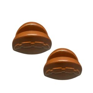 Longaberger Woven Traditions Taco Holder in Choclate Finish Set of 2